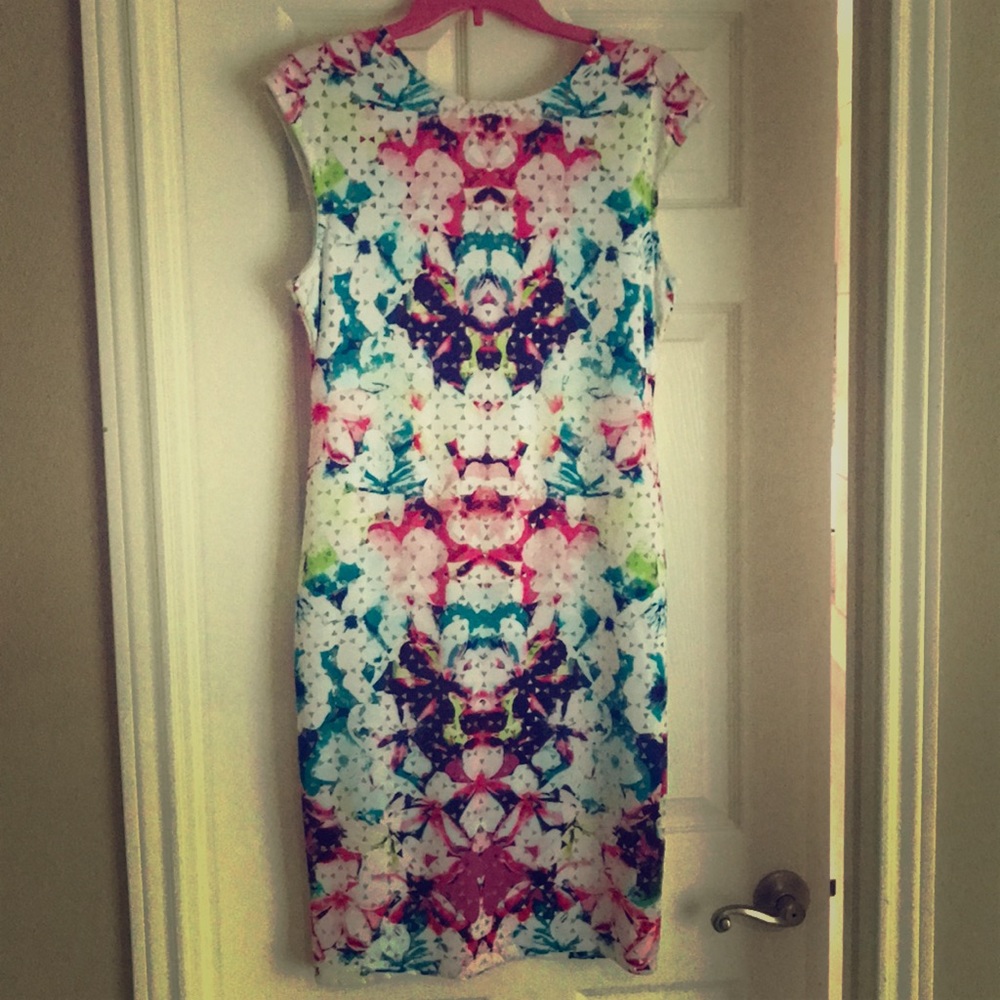 Midi length dress